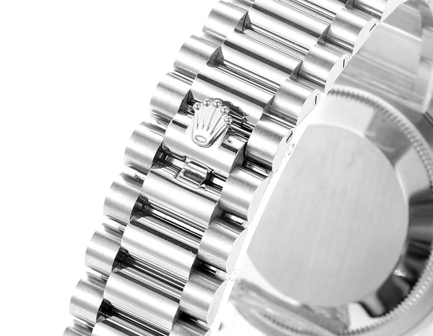 Replica Rolex Day-Date 36 128238 Diamond Dial in WG | Declock.