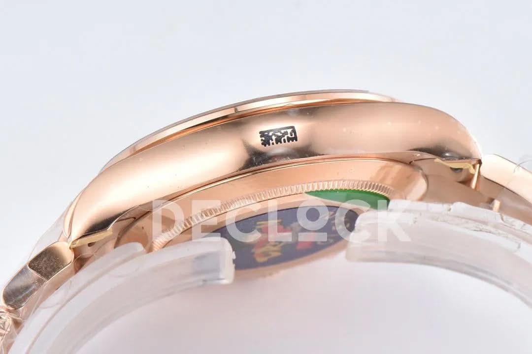 Replica Rolex Daytona 116505 Sundust Dial in Everose Gold | Declock.
