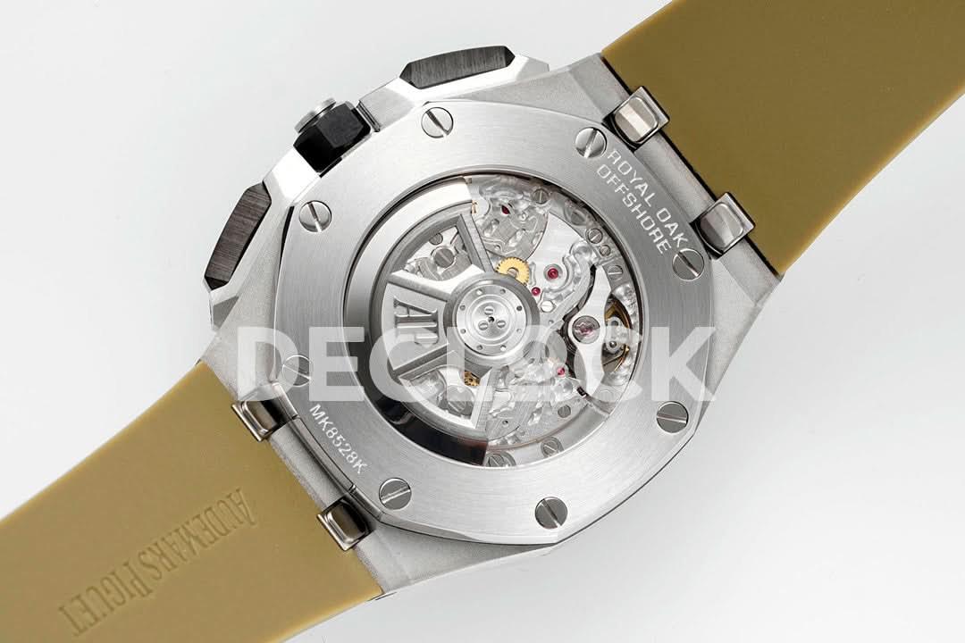 Replica Audemars Pigeut Royal Oak Offshore Novelty 43mm Smoked Light Brown Dial Ref. 26420SO.OO.A600CA.01 | Declock.