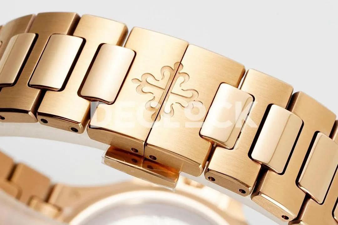 Replica Pattek Philippe Nautilus 7118 Ladies RG Diamond Bezel | Declock.