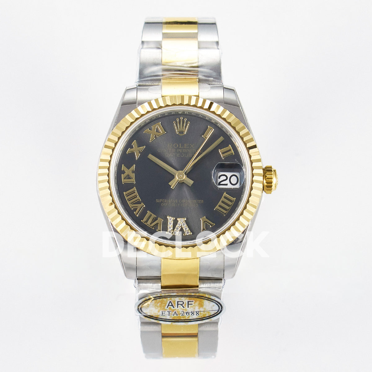 Rolex Datejust 31mm 278273 Gray Roman Dial Yellow Gold / Steel Oyster ARF 2688 - front view