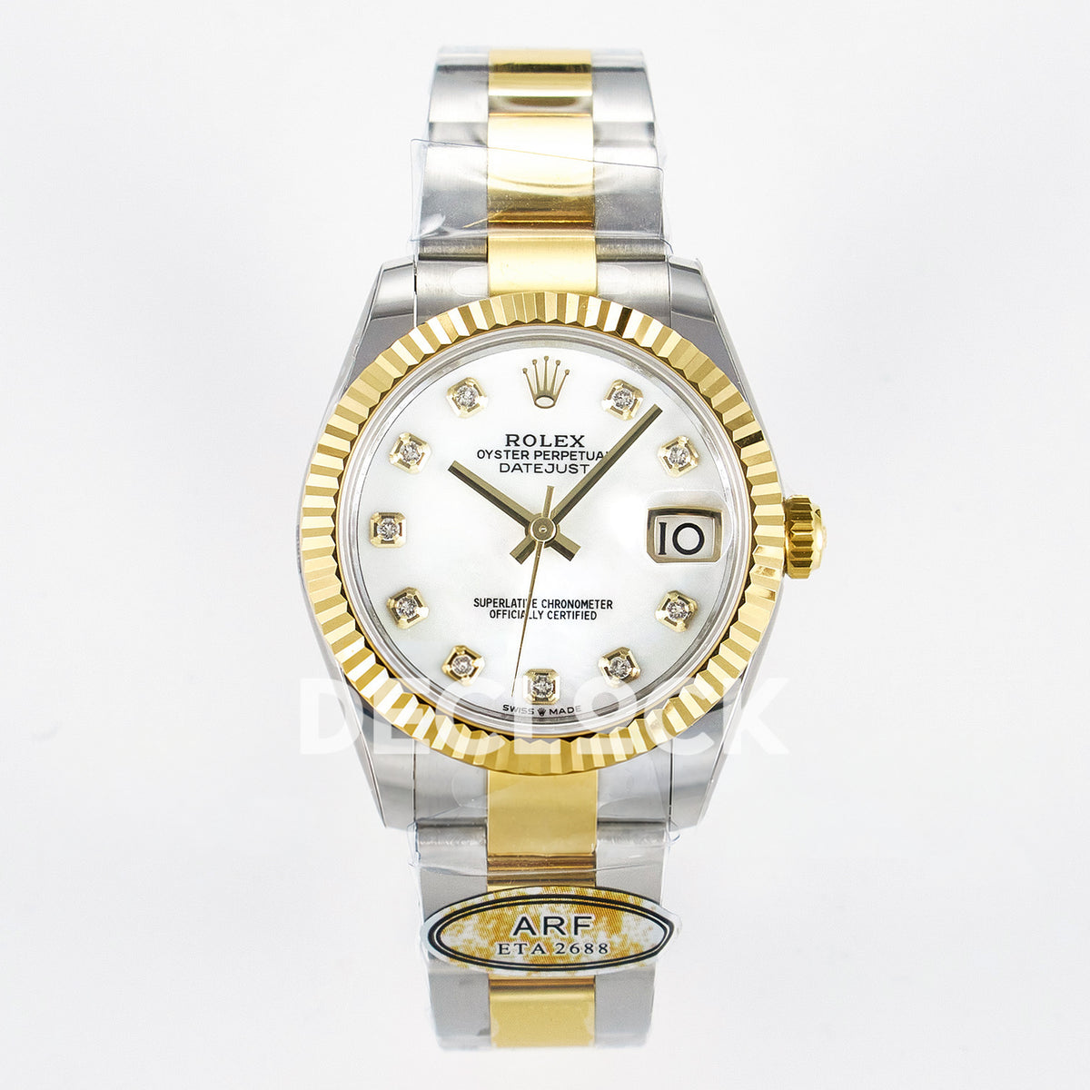 Rolex Datejust 31mm 278273 White MOP Dial Yellow Gold / Steel Oyster ARF 2688 - front view