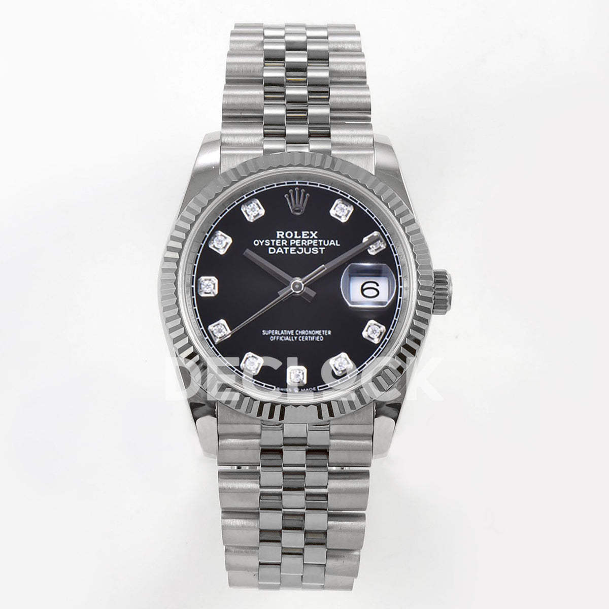 Rolex Datejust II 36 116333 Yellow Gold Dial in Rose Gold /Steel with Diamond Markers Replica Watch