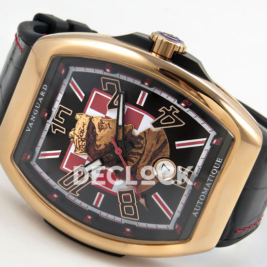 Franck Muller Vanguard Zvonimir Croatia Rose Gold ABF A2824 replica - dial angle right
