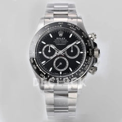 Replica Rolex Daytona 126500LN Black Dial in Steel