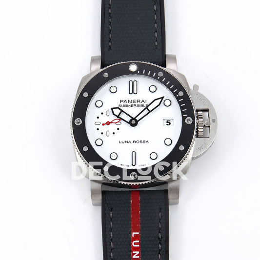 Panerai Submersible Luna Rossa PAM01579 White Dial VSF P900 replica - front
