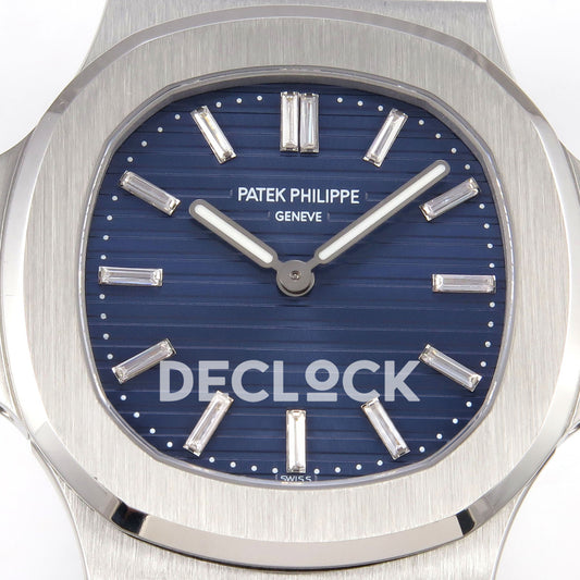 Patek Philippe Nautilus 5810G-001 PPF Blue Composite Strap SA240 replica - dial closeup