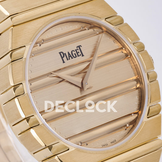 Piaget Polo 79 38mm Rose Gold Dial Bracelet PDF 1200P1 replica - dial angle left
