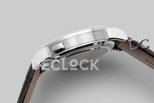 Replica A. Lange & Söhne Datograph Chronograph Flyback Black Dial in Steel | Declock.