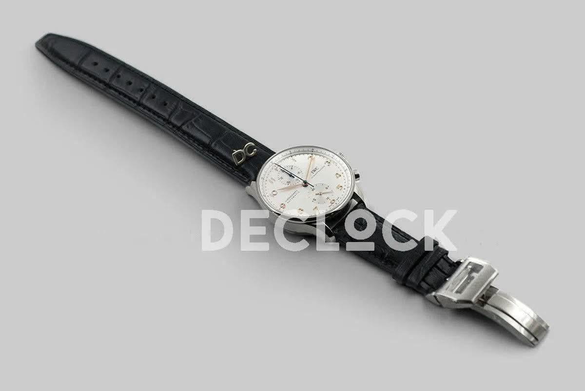 Replica IWC Portuguese Automatic Chronograph IW371445 Steel | Declock.