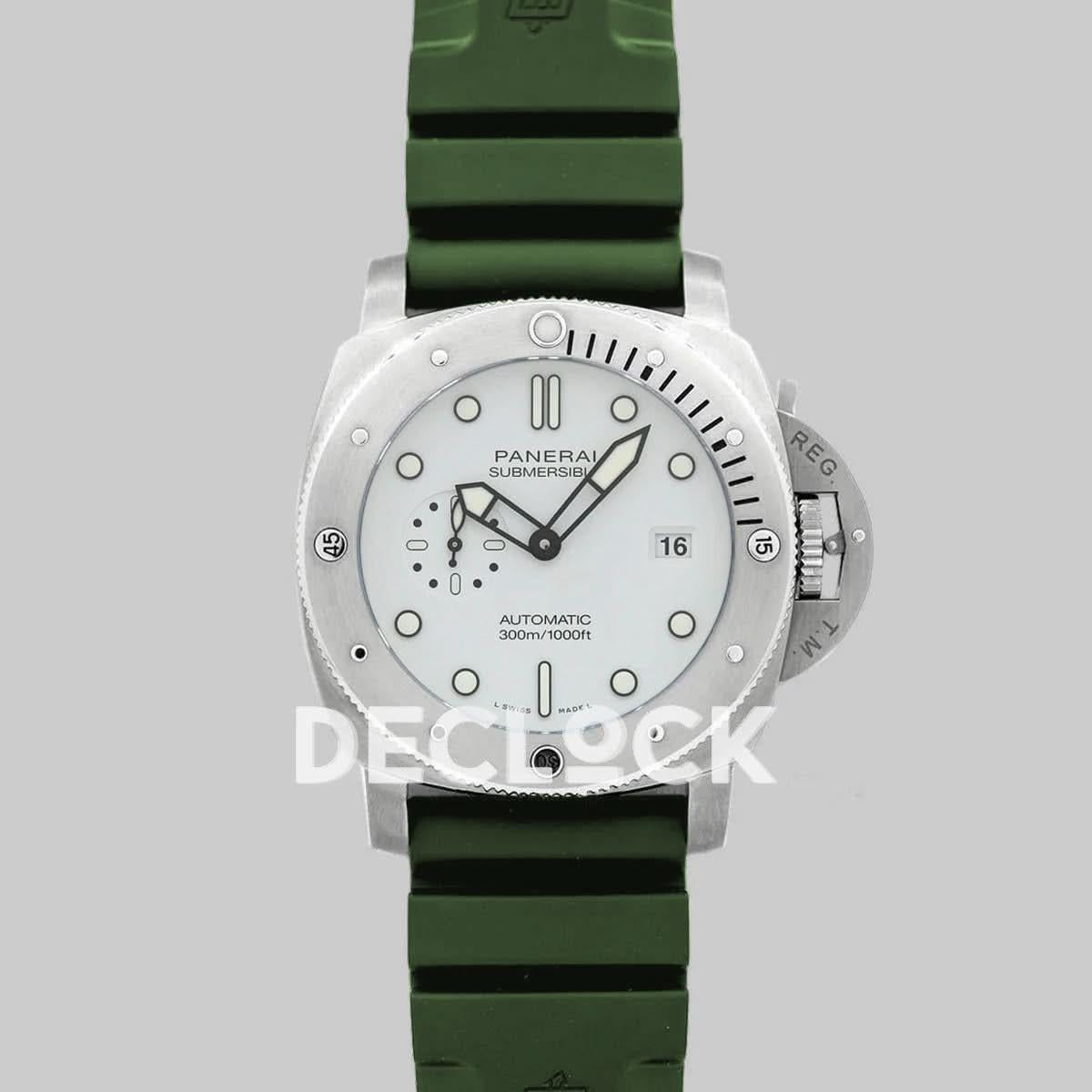 Replica Panerai PAM1226 Luminor Submersible Green | Declock.
