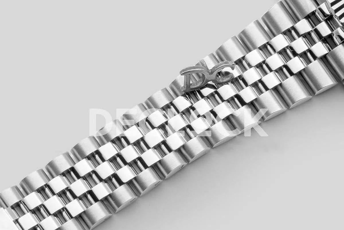 Replica Rolex Datejust 41 126334 Black Dial Stick Markers in White Gold | Declock.