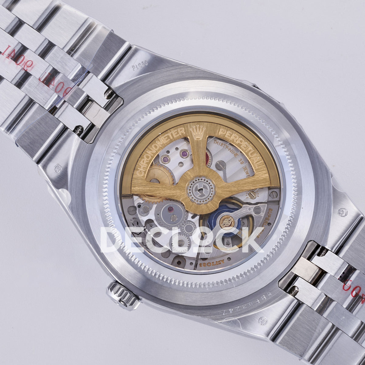Rolex Land-Dweller 40mm 127334 Blue Dial Steel 3BF replica - caseback and movement