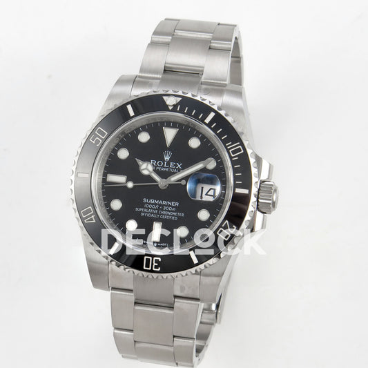 Rolex Submariner 116610LN 40mm EWEF Black Dial A3135 replica - three quarter