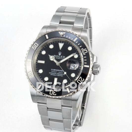 Rolex Submariner 126610LN 41mm QF Black Dial Black Bezel QF3235 replica - three quarter