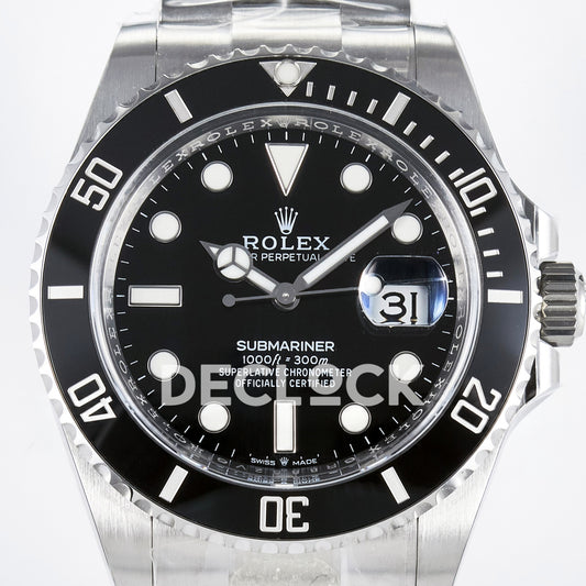 Rolex Submariner 126610LN 41mm THBF Steel Black Dial SH3235 replica - dial closeup