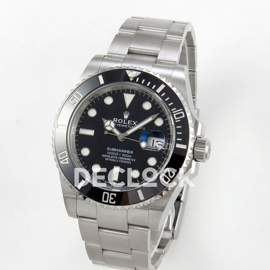 Rolex Submariner 41mm 126610LN RWF Black Dial JH3235 Free Sprung replica - three quarter
