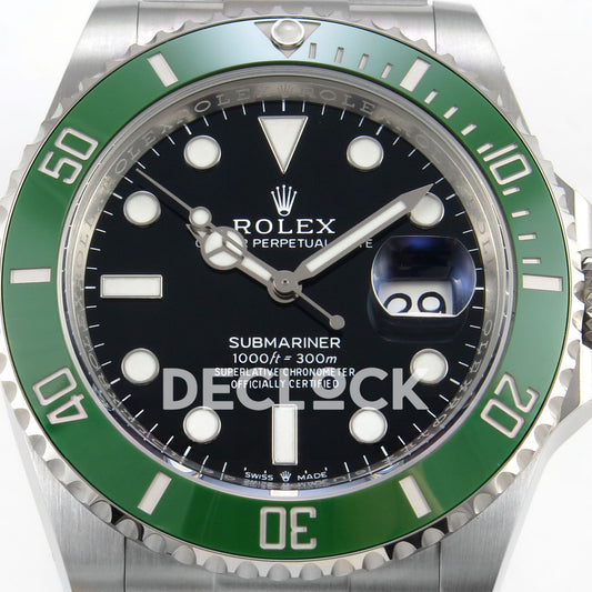 Rolex Submariner 41mm 126610LV Clean Plus Starbucks MK2 DD3235 replica - dial closeup