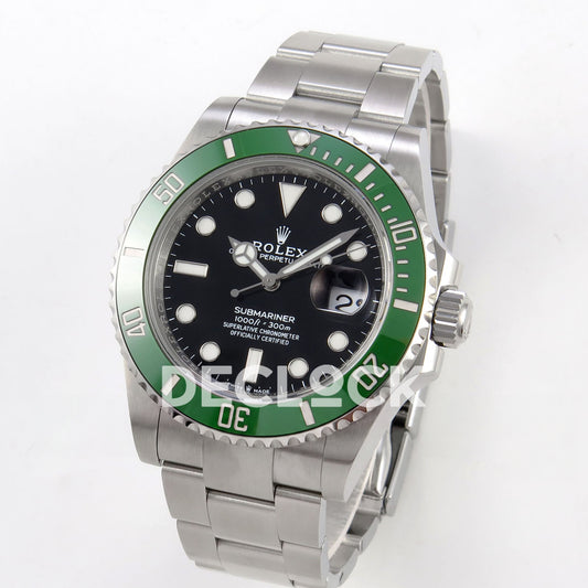 Rolex Submariner 41mm 126610LV RICH MK2 Black Dial Green Bezel JH3235 V2 replica - three quarter
