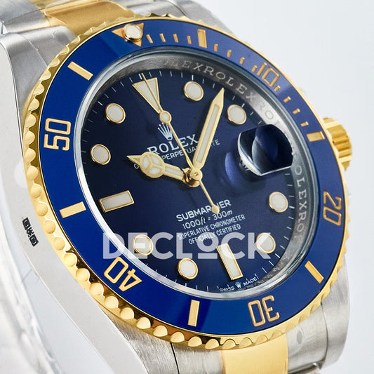 Rolex Submariner 126613LB 41mm ARF Two-Tone Blue Dial SH3235 replica - opposite front angle