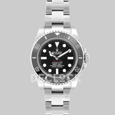 Rolex Submariner replica – μαύρο καντράν και ατσάλινο λουράκι