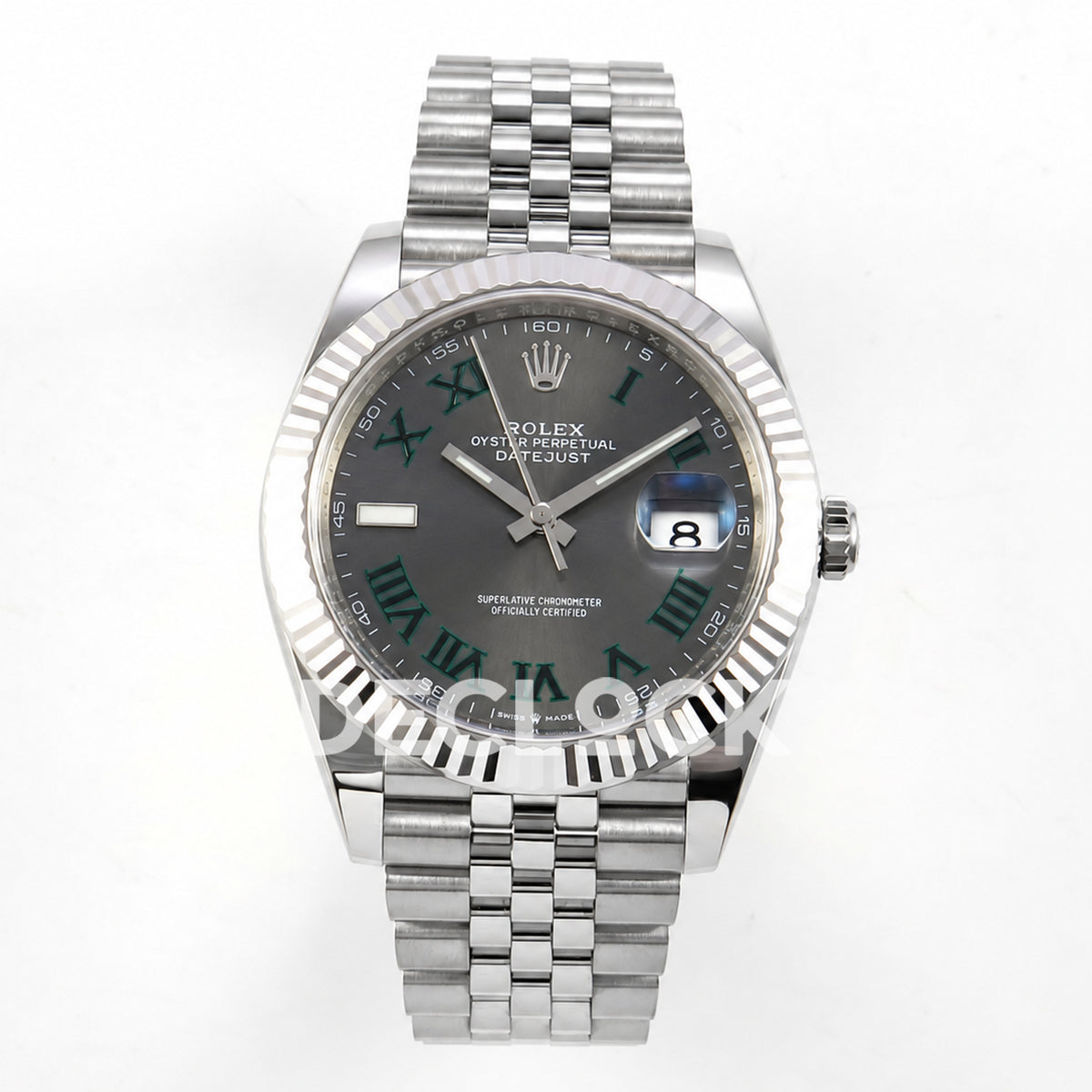 Rolex Datejust 41 126334 Wimbledon Jubilee Clean Plus JH3235 Free Sprung