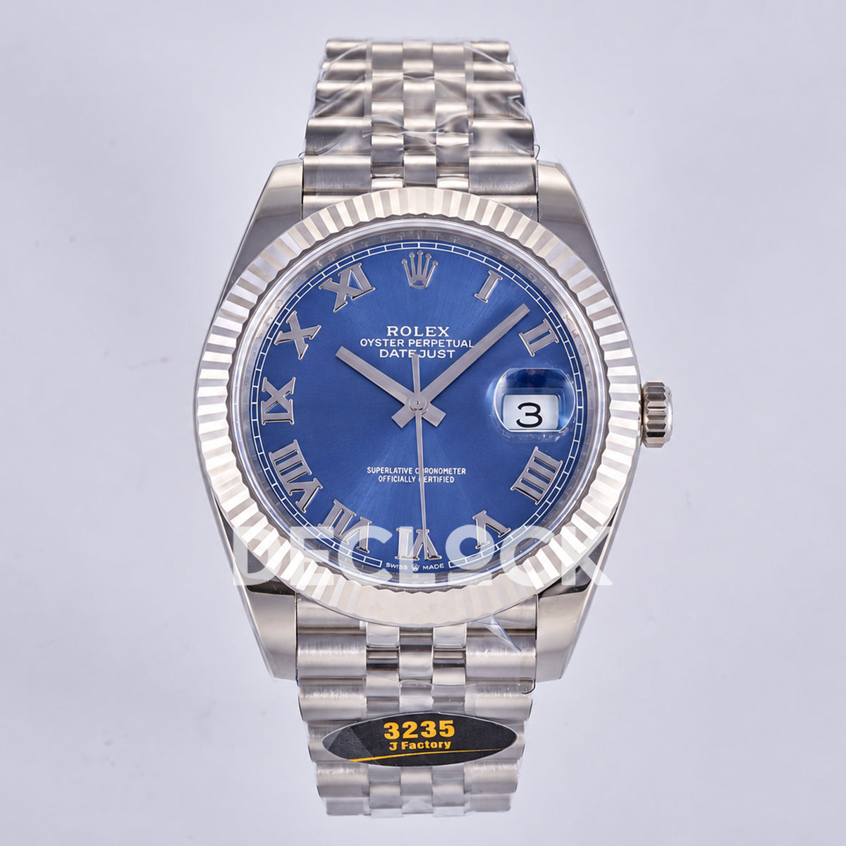 Rolex Datejust 41 126334 Blue Roman Dial Jubilee JF JH3235 Free Sprung