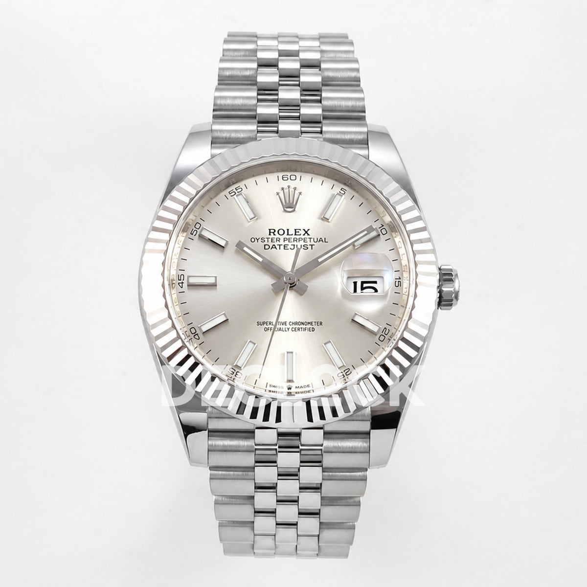 Rolex Datejust 41 126334 Silver Stick Dial Jubilee Clean Plus JH3235 Free Sprung