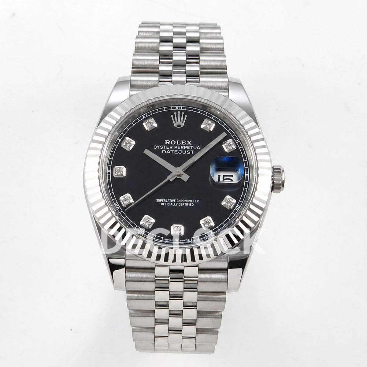 Rolex Datejust 41 126334 Black Diamond Dial Jubilee Clean Plus JH3235 Free Sprung
