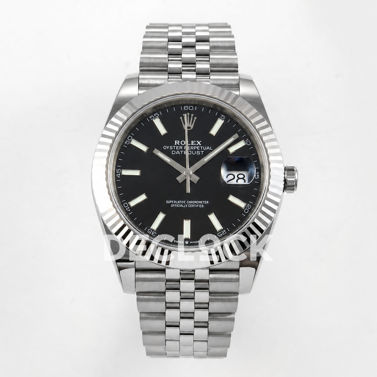 Rolex Datejust 41 126334 Black Stick Dial Jubilee ERF JH3235 Free Sprung
