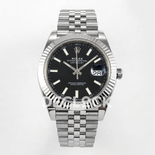 Rolex Datejust 41 126334 Black Stick Dial Jubilee ERF JH3235 Free Sprung