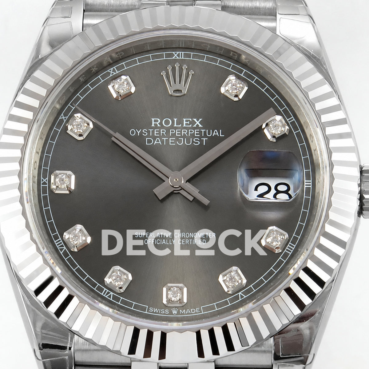 Rolex Datejust 41 126334 Grey Diamond Dial Jubilee VSF VS3235 V2