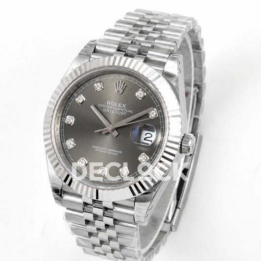 Rolex Datejust 41 126334 Grey Diamond Dial Jubilee VSF VS3235 V2