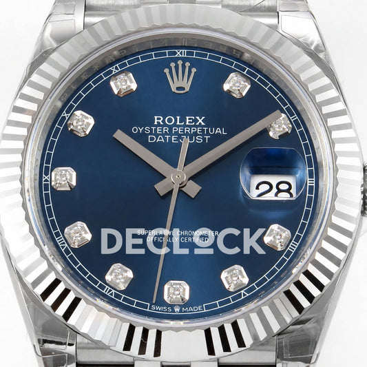 Rolex Datejust 41 126334 Blue Diamond Dial Jubilee VSF VS3235 V2
