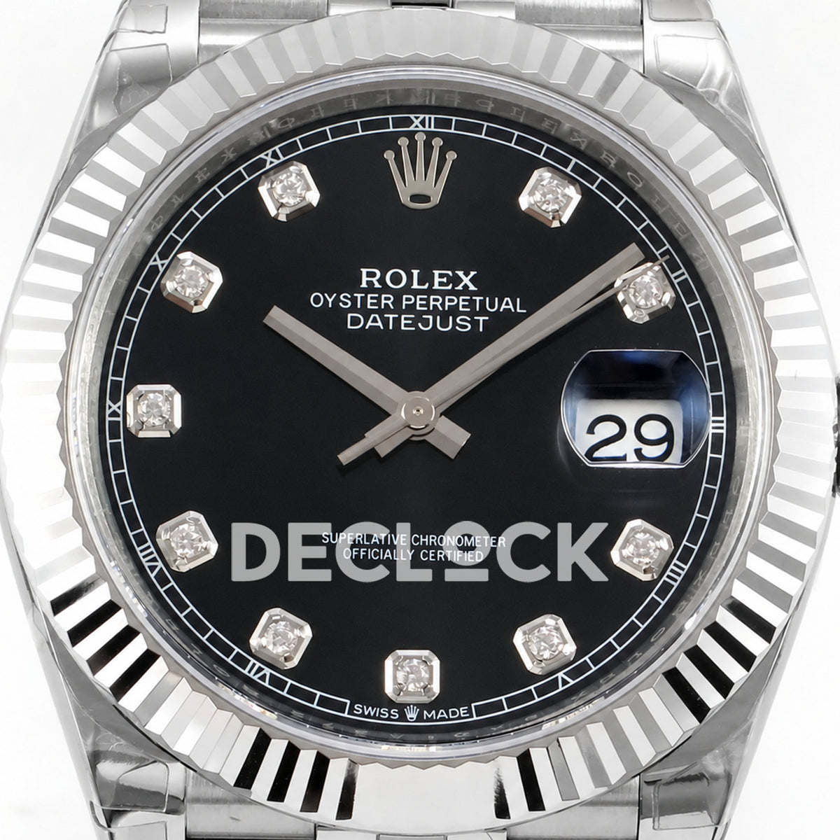 Rolex Datejust 41 126334 Black Diamond Dial Jubilee VSF VS3235 V2