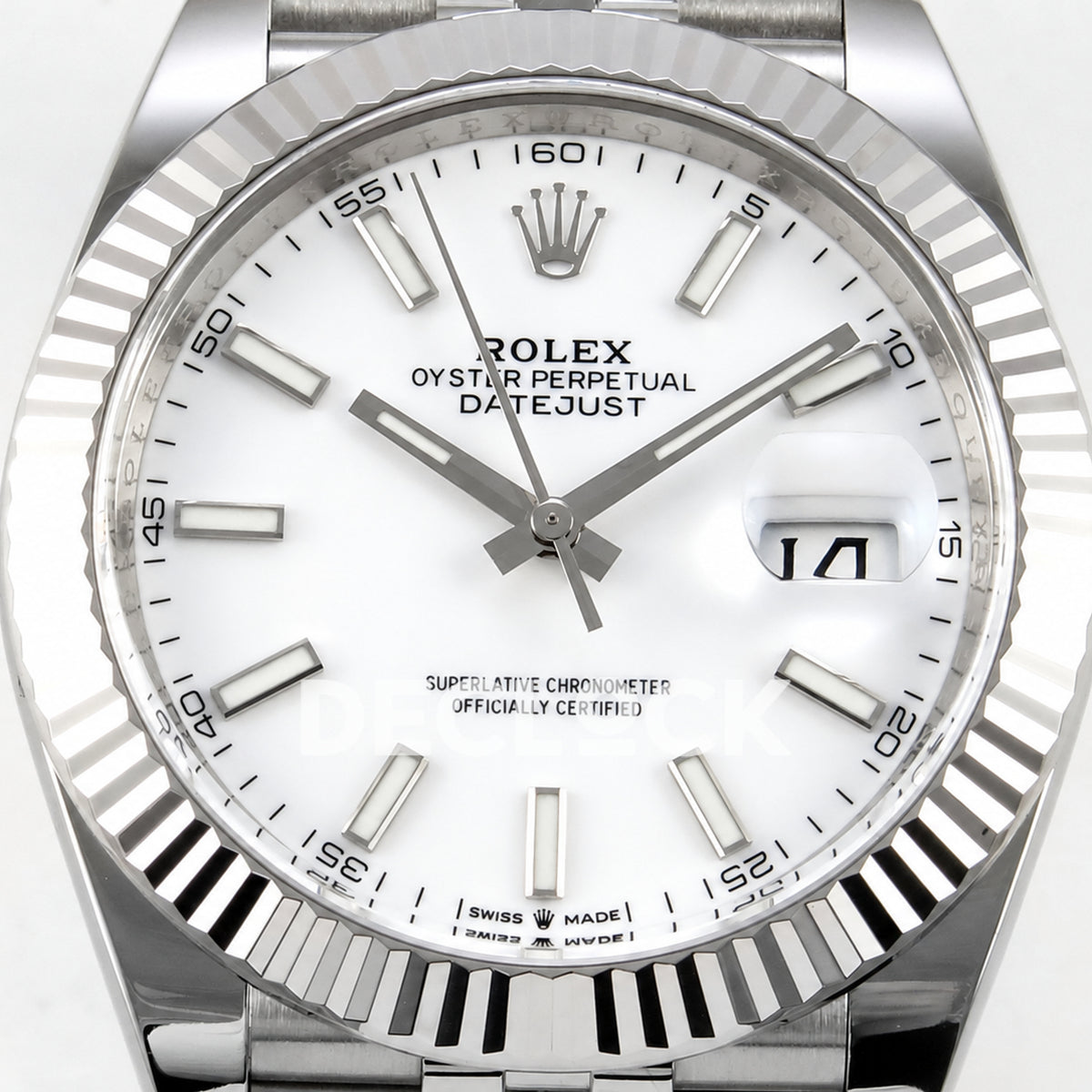Rolex Datejust 41 126334 White Stick Dial Jubilee Clean Plus JH3235 Free Sprung