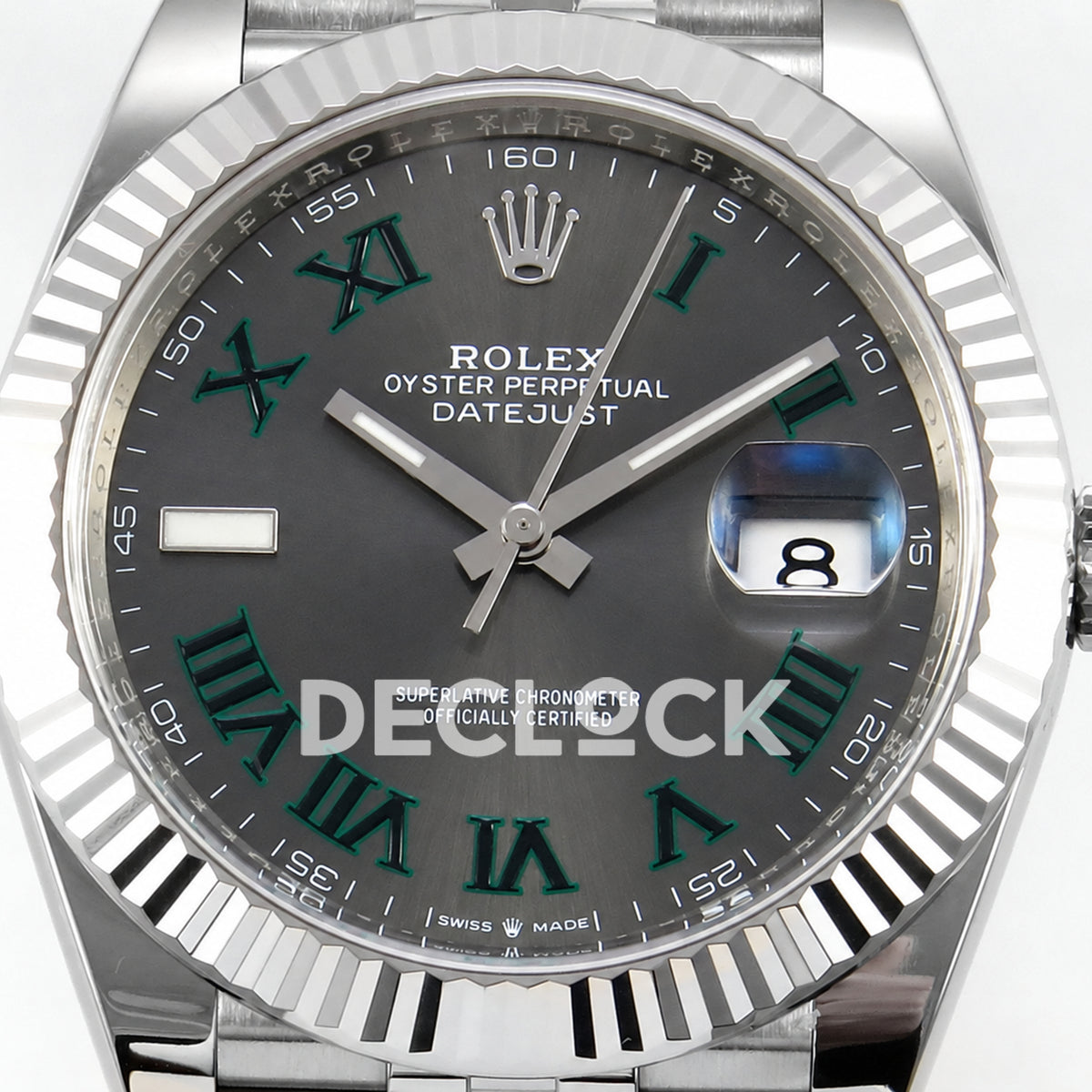 Rolex Datejust 41 126334 Wimbledon Jubilee Clean Plus JH3235 Free Sprung