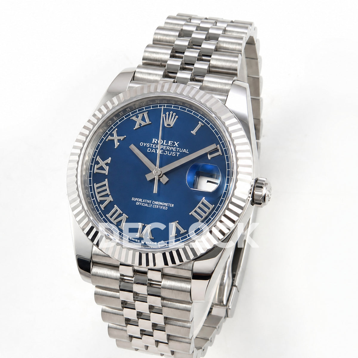 Rolex Datejust 41 126334 Blue Roman Dial Jubilee Clean Plus JH3235 Free Sprung