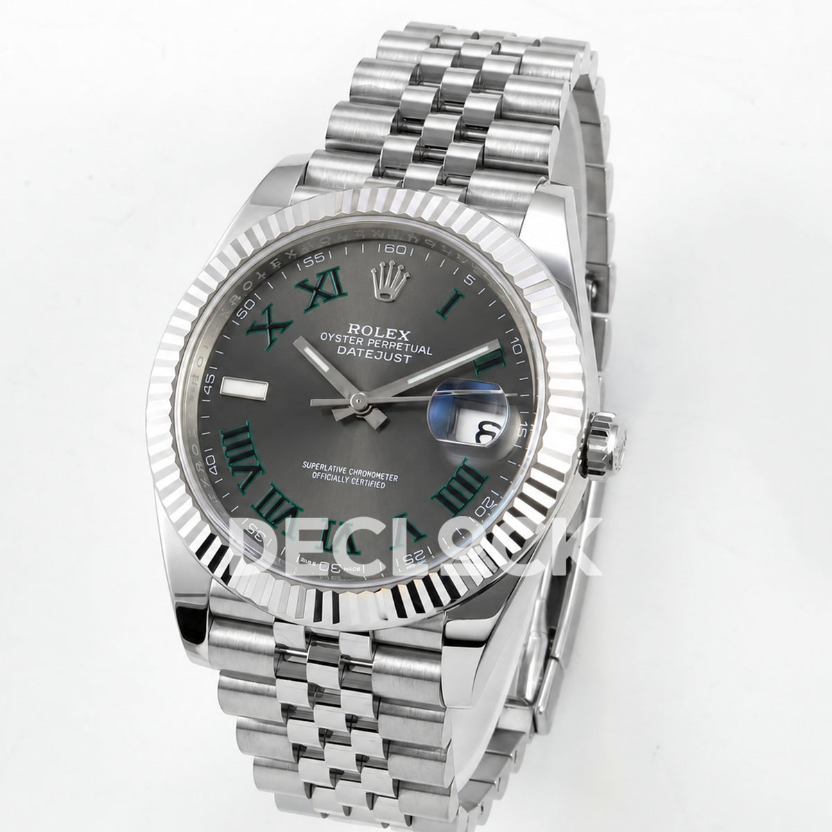 Rolex Datejust 41 126334 Wimbledon Jubilee Clean Plus JH3235 Free Sprung