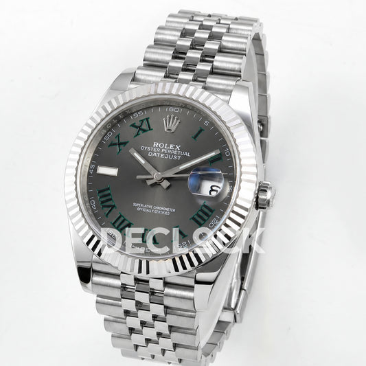 Rolex Datejust 41 126334 Wimbledon Jubilee Clean Plus JH3235 Free Sprung