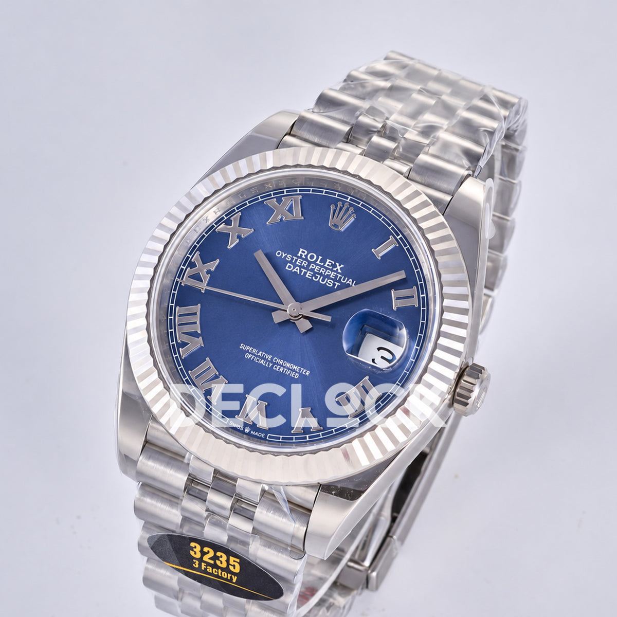 Rolex Datejust 41 126334 Blue Roman Dial Jubilee JF JH3235 Free Sprung