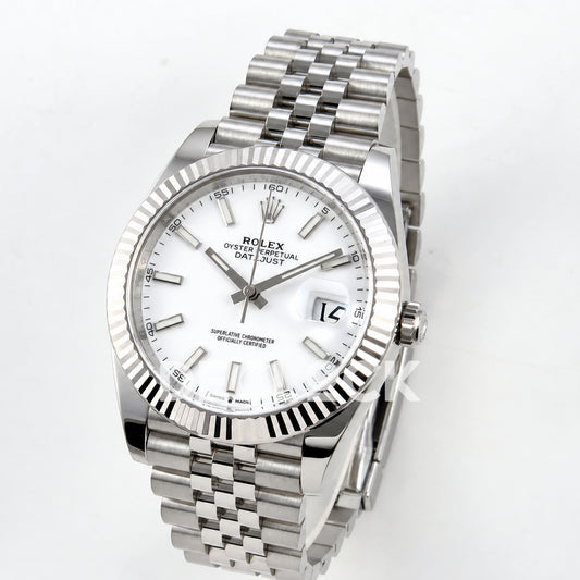 Rolex Datejust 41 126334 White Stick Dial Jubilee Clean Plus JH3235 Free Sprung
