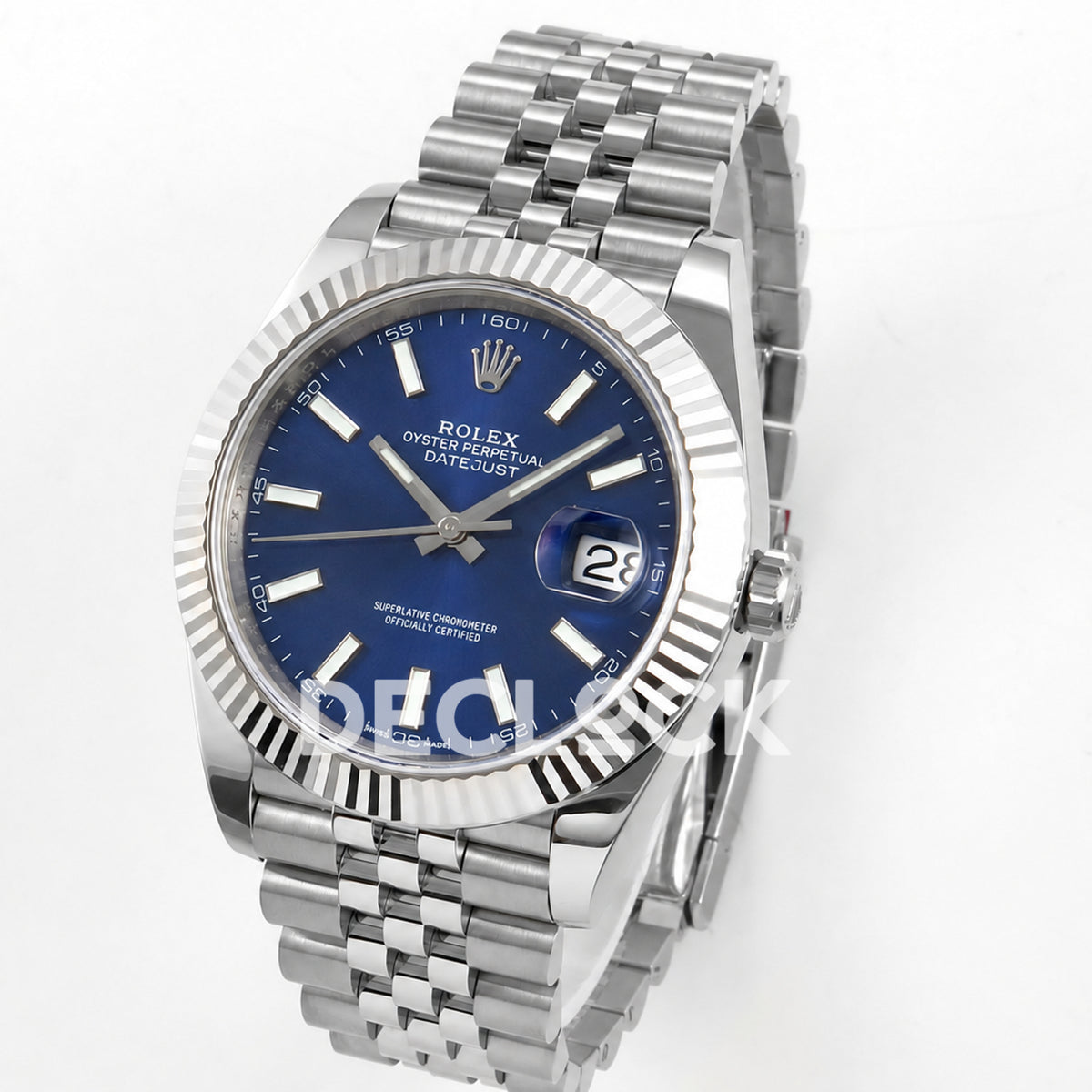 Rolex Datejust 41 126334 Blue Stick Dial Jubilee ERF JH3235 Free Sprung