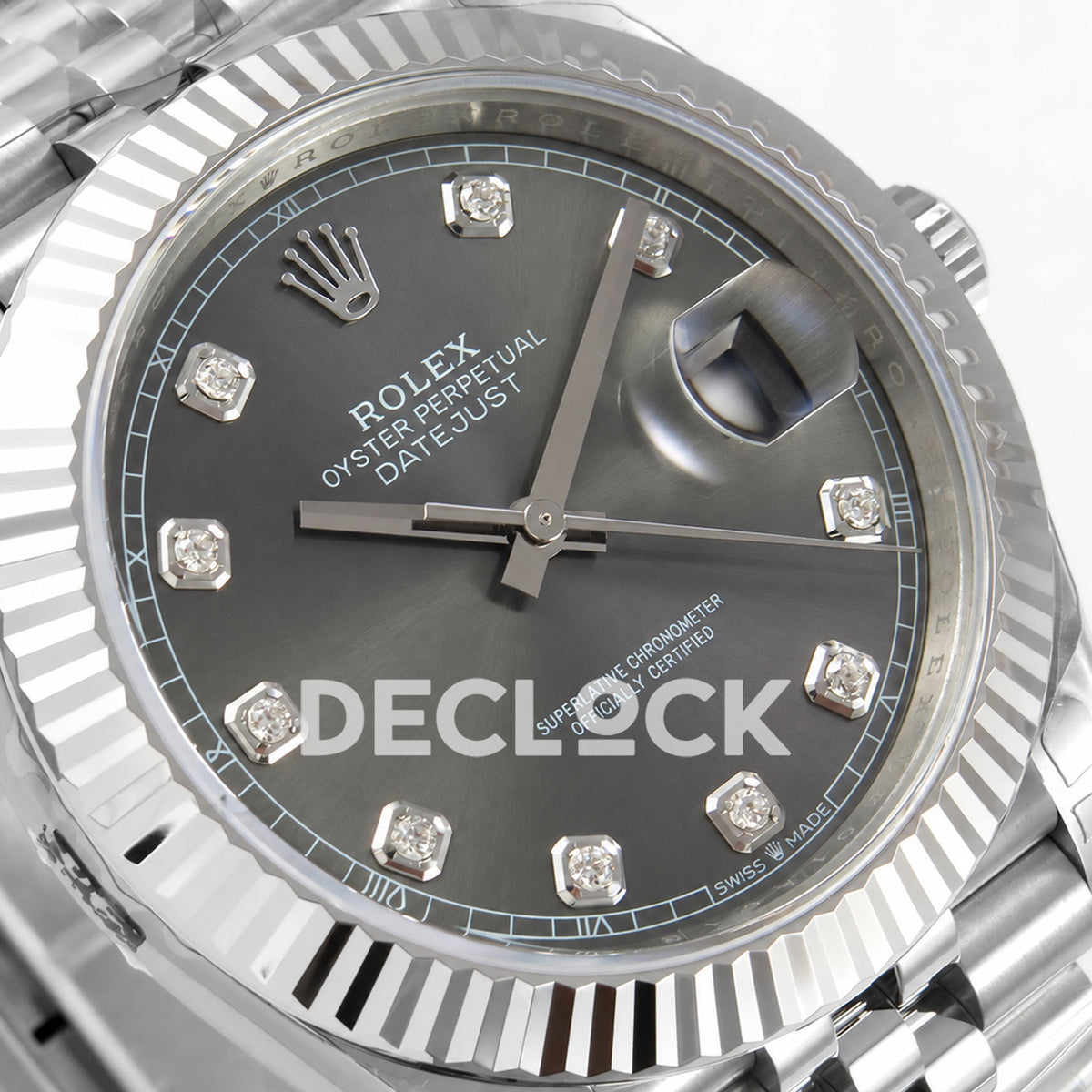 Rolex Datejust 41 126334 Grey Diamond Dial Jubilee VSF VS3235 V2