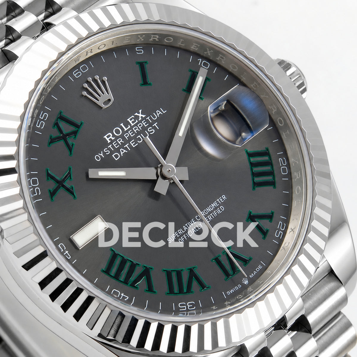 Rolex Datejust 41 126334 Wimbledon Jubilee Clean Plus JH3235 Free Sprung