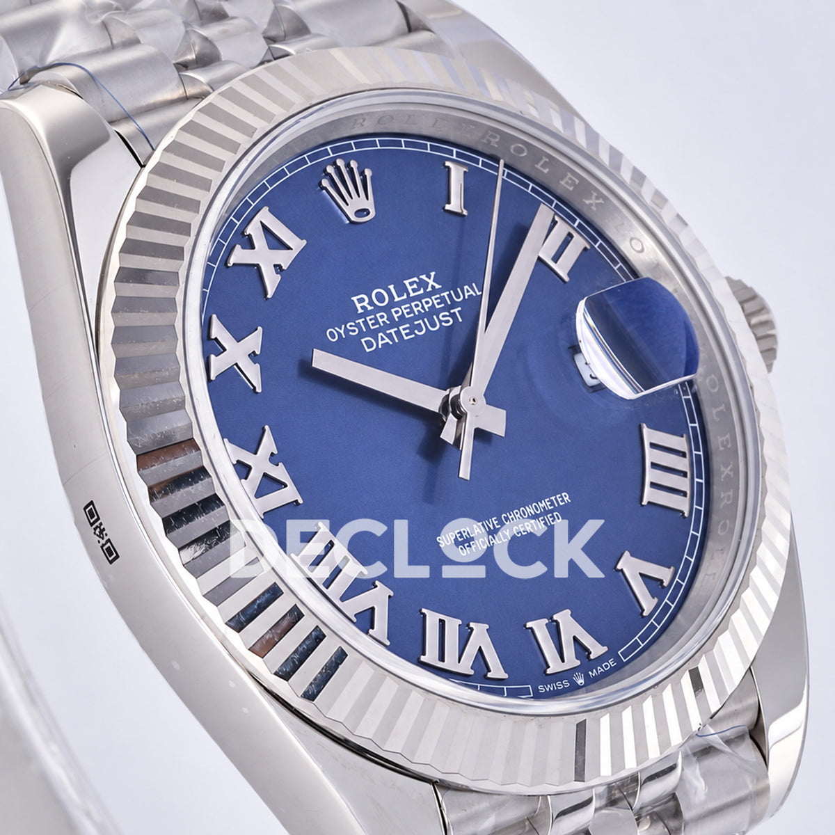 Rolex Datejust 41 126334 Blue Roman Dial Jubilee JF JH3235 Free Sprung