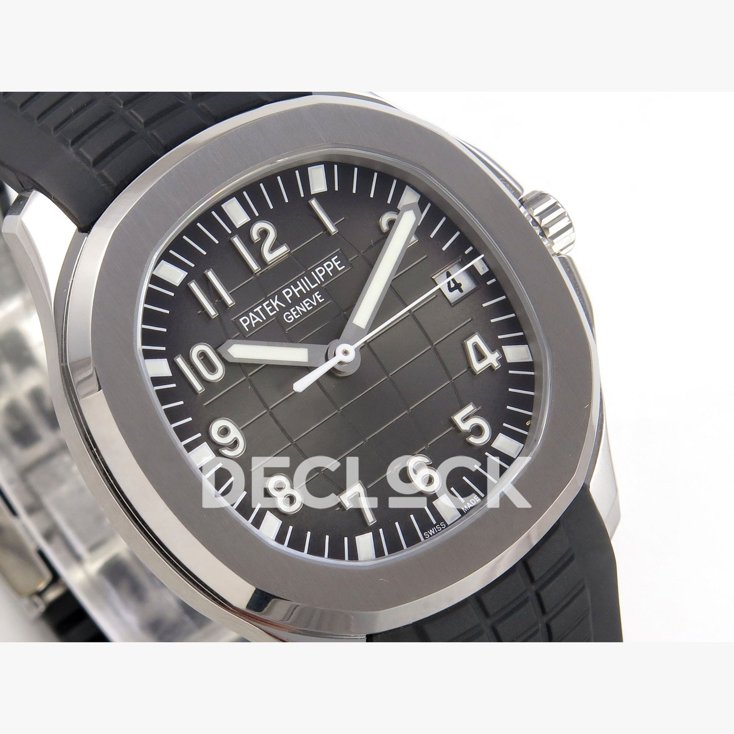 Patek Philippe Aquanaut 5167 SS DDF Gray Dial on Black Rubber Strap DBP330 Super Clone