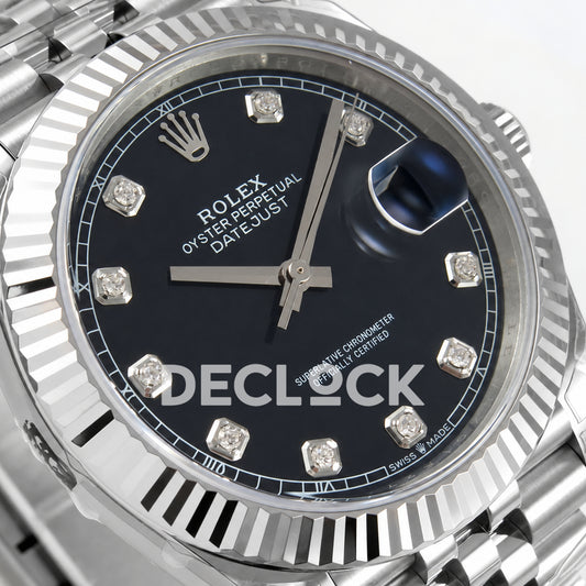 Rolex Datejust 41 126334 Black Diamond Dial Jubilee VSF VS3235 V2