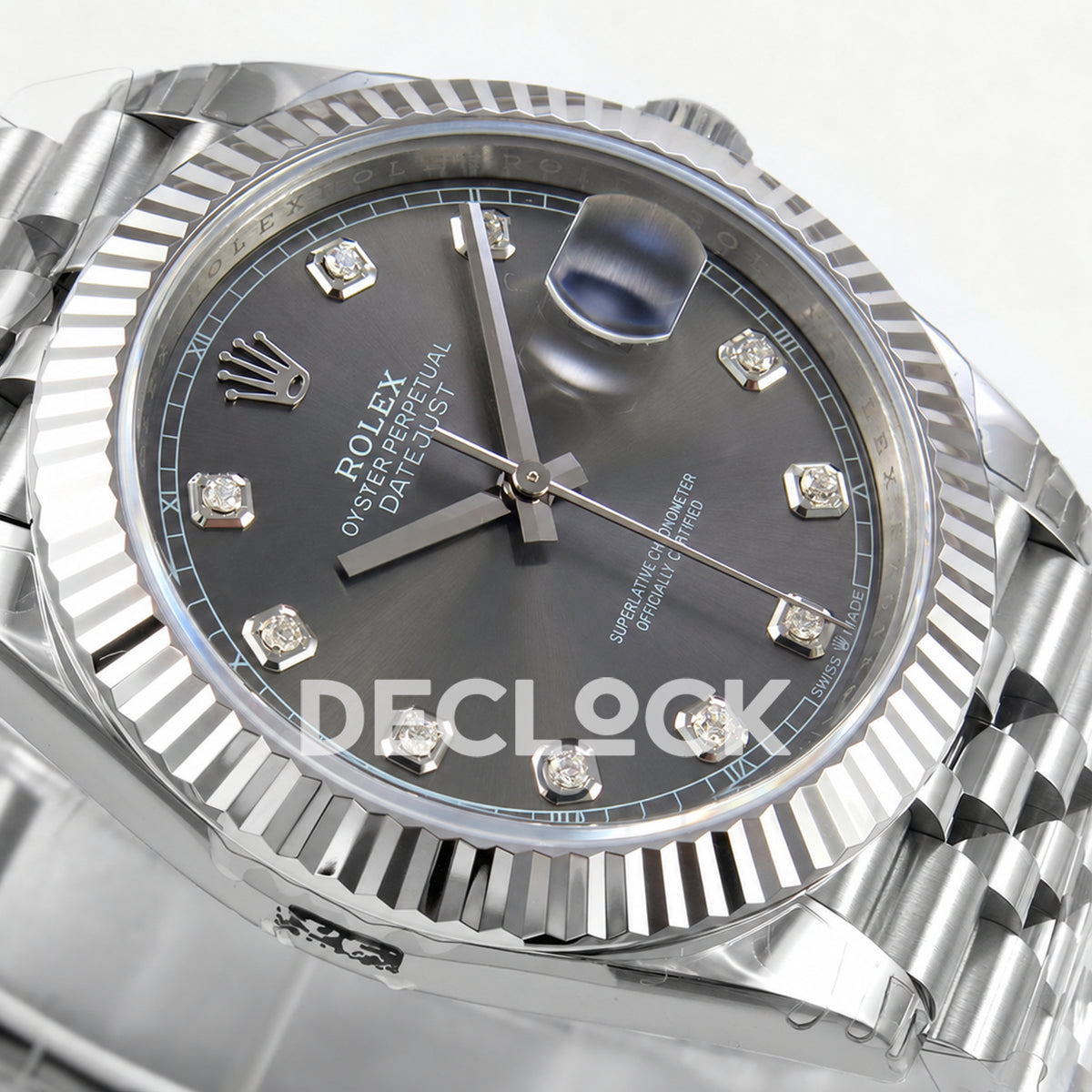 Rolex Datejust 41 126334 Grey Diamond Dial Jubilee VSF VS3235 V2