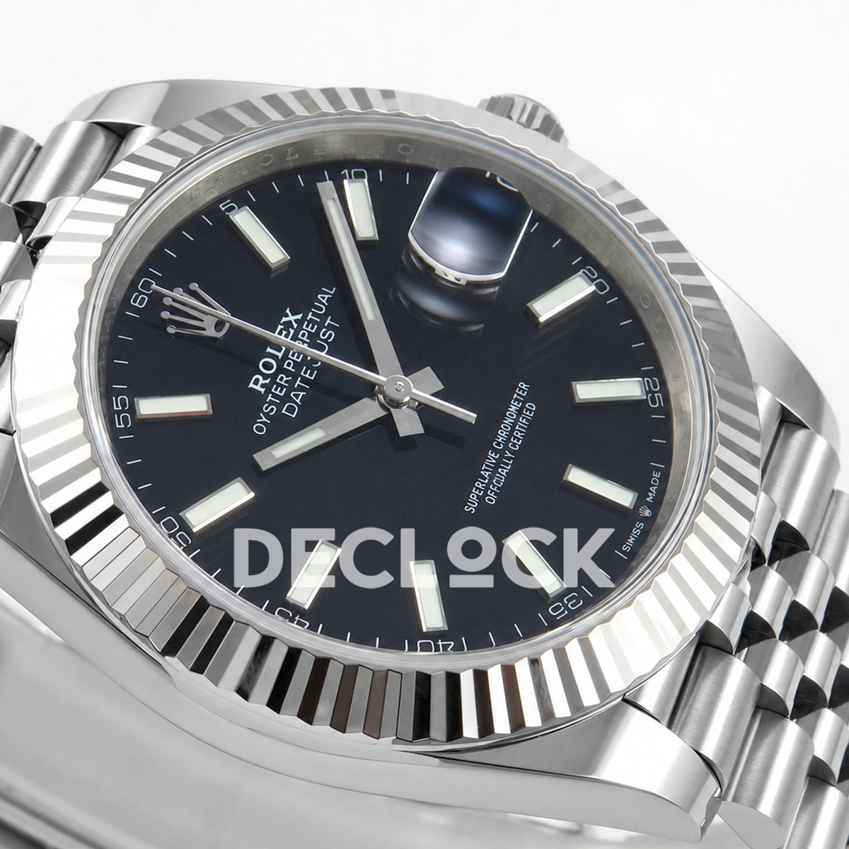 Rolex Datejust 41 126334 Black Stick Dial Jubilee ERF JH3235 Free Sprung